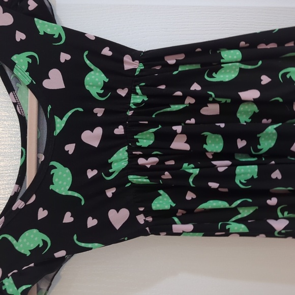 DOT DOT SMILE SZ 5/6 VINTAGE HARD TO FIND DINO DRESS! EUC!! - Picture 7 of 8